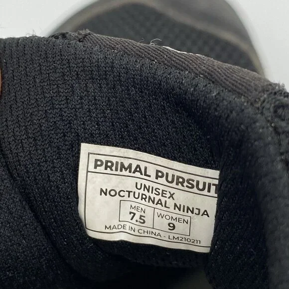 Lems Primal Pursuit Unisex Shoes Minimalist Sneakers Black Mens 7.5 Womens 9 - Picture 11 of 11